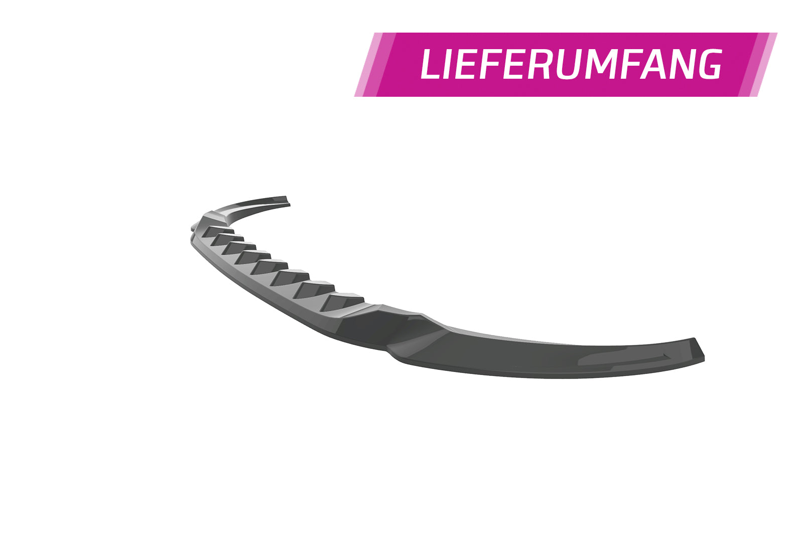 CSR Frontspoiler | Cup-Spoilerlippe mit ABE für Audi A6 C8 (Typ 4K/F2) CSL543-S Strukturiert schwarz matt (keine Lackierung erforderlich)