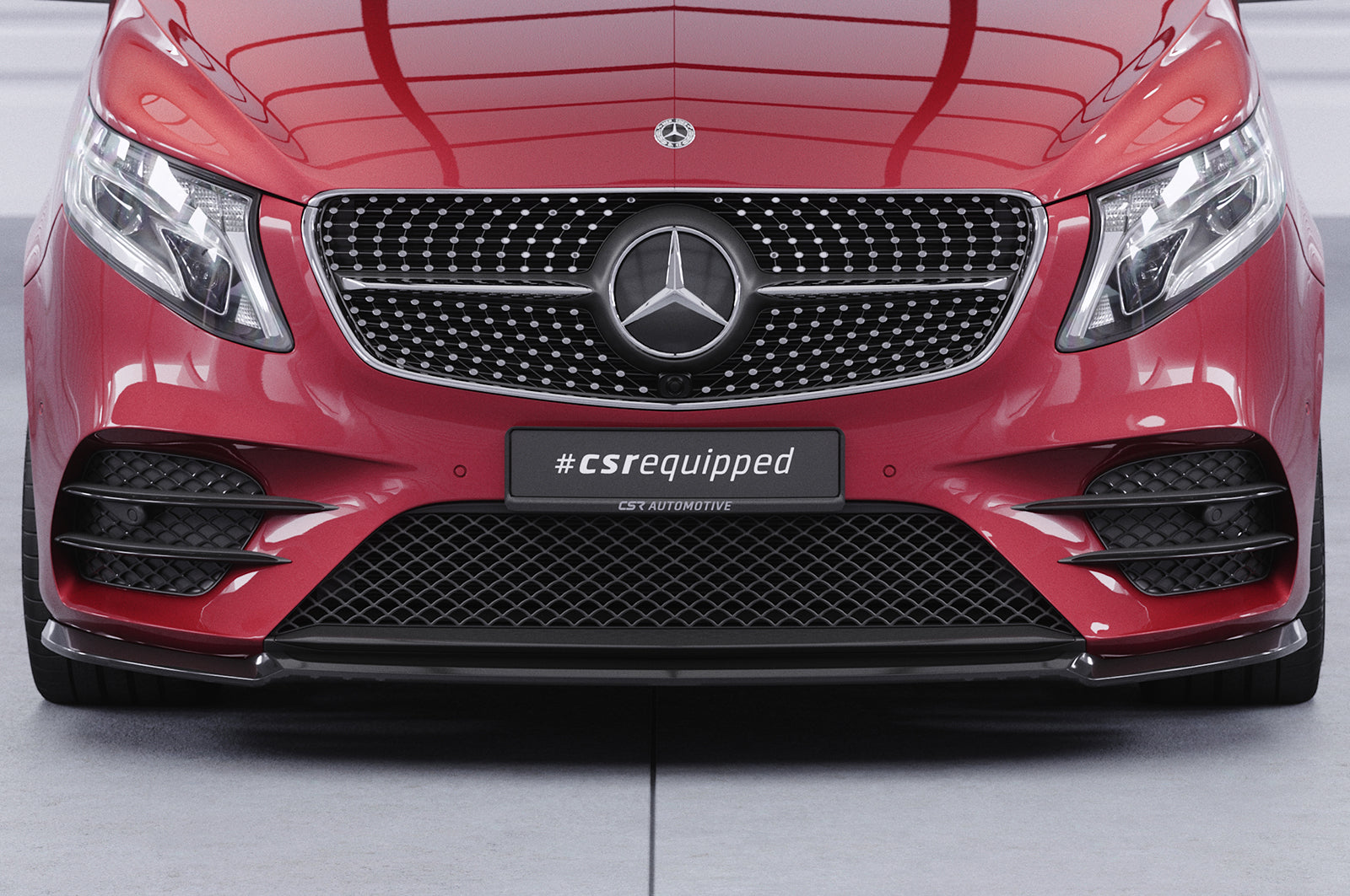 CSR Frontspoiler | Cup-Spoilerlippe mit ABE für Mercedes-Benz V-Klasse 447 AMG-Line CSL545