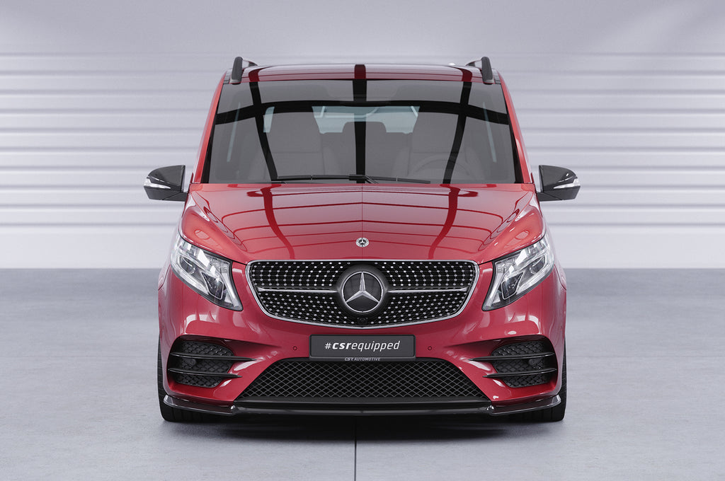 CSR Frontspoiler | Cup-Spoilerlippe mit ABE für Mercedes-Benz V-Klasse 447 AMG-Line CSL545-L Unlackiert roh (Lackierung erforderlich)