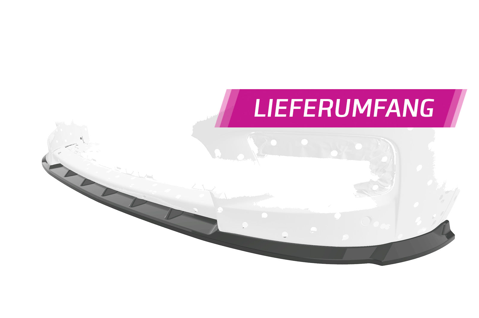 CSR Frontspoiler | Cup-Spoilerlippe mit ABE für BMW X1 E84 M-Paket CSL547