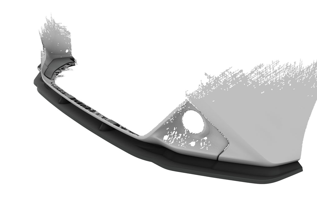 CSR Frontspoiler | Cup-Spoilerlippe mit ABE für Toyota Aygo 2 Facelift CSL548-C Carbon Look Hochglanz (keine Lackierung erforderlich)