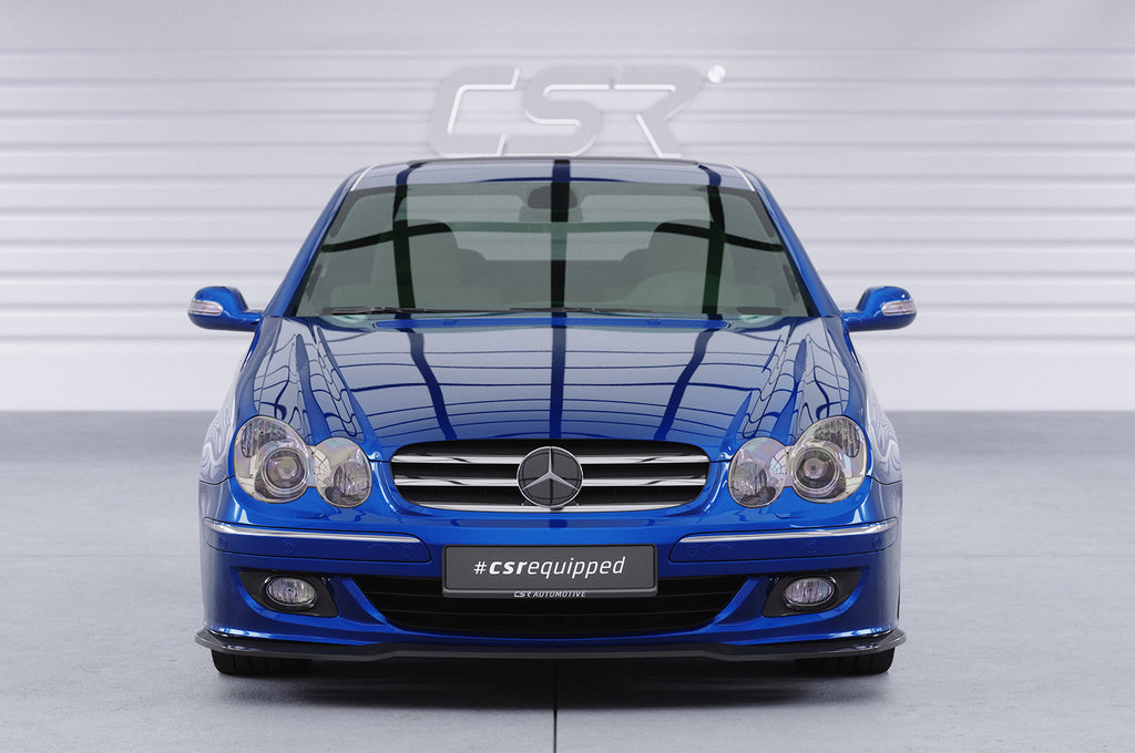 CSR Frontspoiler | Cup-Spoilerlippe mit ABE für Mercedes-Benz CLK A209 / C209 CSL550-L Unlackiert roh (Lackierung erforderlich)