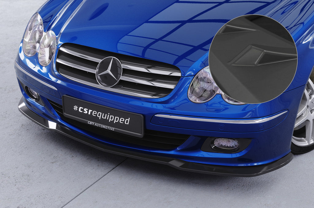 CSR Frontspoiler | Cup-Spoilerlippe mit ABE für Mercedes-Benz CLK A209 / C209 CSL550-L Unlackiert roh (Lackierung erforderlich)