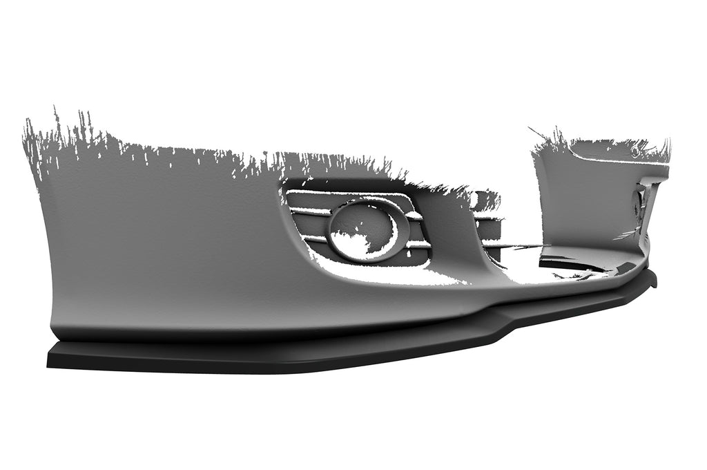 CSR Frontspoiler | Cup-Spoilerlippe mit ABE für Mercedes-Benz CLK A209 / C209 CSL550-C Carbon Look Hochglanz (keine Lackierung erforderlich)