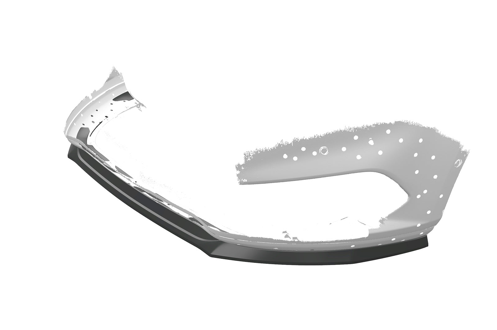 CSR Frontspoiler | Cup-Spoilerlippe mit ABE für Ford S-Max MK2 CSL551-C Carbon Look Hochglanz (keine Lackierung erforderlich)
