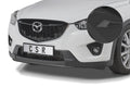 CSR Frontspoiler | Cup-Spoilerlippe mit ABE für Mazda CX5 (KE) CSL555-S strukturiert schwarz matt (keine Lackierung erforderlich)