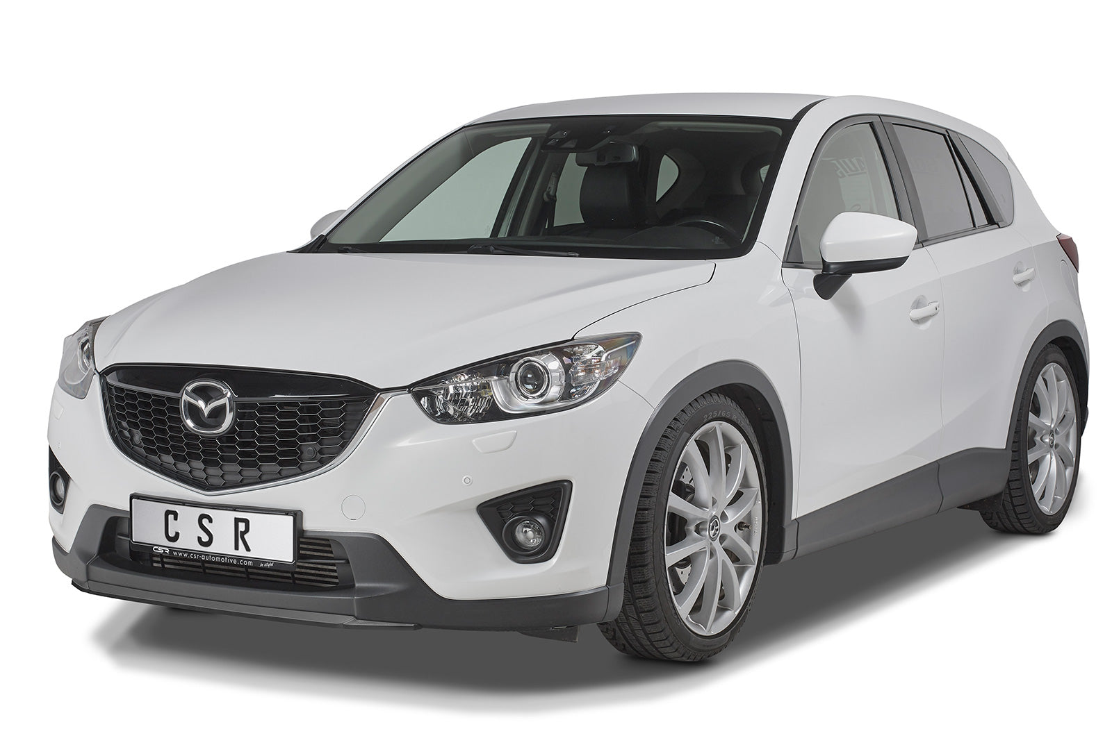 CSR Frontspoiler | Cup-Spoilerlippe mit ABE für Mazda CX5 (KE) CSL555-L Unlackiert roh (Lackierung erforderlich)