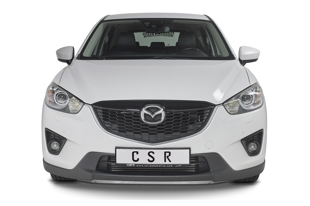 CSR Frontspoiler | Cup-Spoilerlippe mit ABE für Mazda CX5 (KE) CSL555-S Strukturiert schwarz matt (keine Lackierung erforderlich)