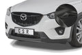CSR Frontspoiler | Cup-Spoilerlippe mit ABE für Mazda CX5 (KE) CSL555-C Carbon Look Hochglanz (keine Lackierung erforderlich)