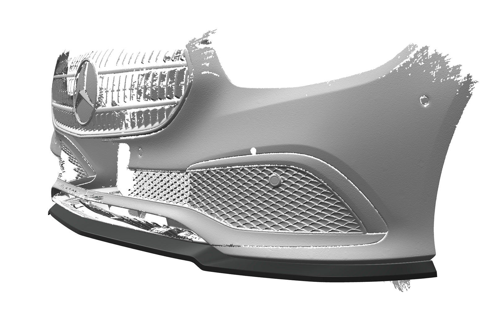 CSR Frontspoiler | Cup-Spoilerlippe mit ABE für Mercedes-Benz E-Klasse W213/S213 CSL557-S Strukturiert schwarz matt (keine Lackierung erforderlich)
