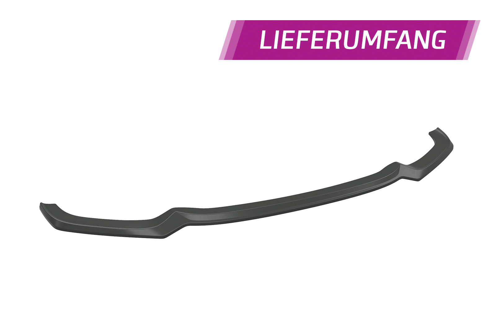 CSR Frontspoiler | Cup-Spoilerlippe mit ABE für BMW X4 (F26) M-Paket CSL558-G Glossy schwarz Hochglanz (keine Lackierung erforderlich)