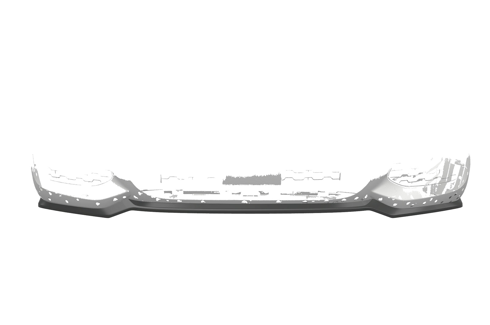 CSR Frontspoiler | Cup-Spoilerlippe mit ABE für BMW X4 (F26) M-Paket CSL558-C Carbon Look Hochglanz (keine Lackierung erforderlich)