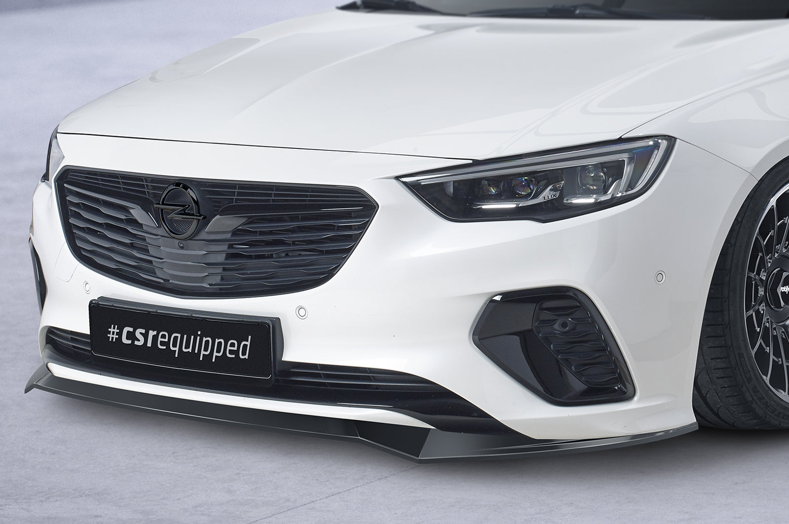 CSR Frontspoiler | Cup-Spoilerlippe mit ABE für Opel Insignia B Gsi CSL560-L Unlackiert roh (Lackierung erforderlich)