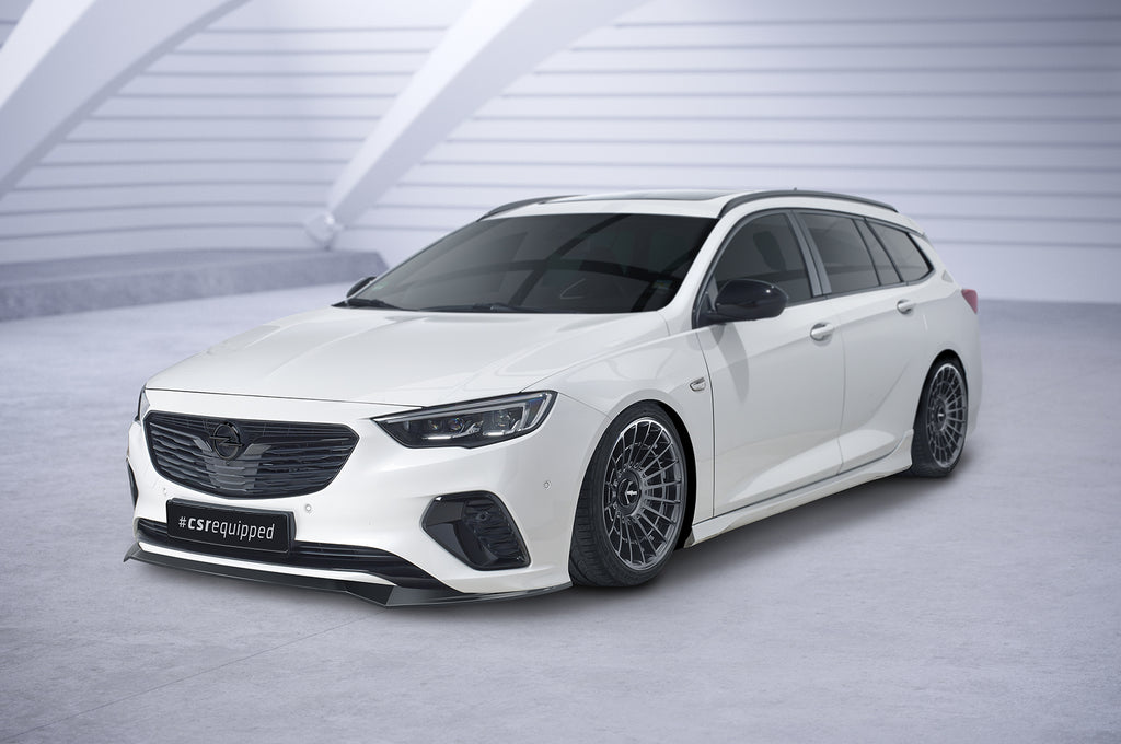 CSR Frontspoiler | Cup-Spoilerlippe mit ABE für Opel Insignia B Gsi CSL560-C Carbon Look Hochglanz (keine Lackierung erforderlich)