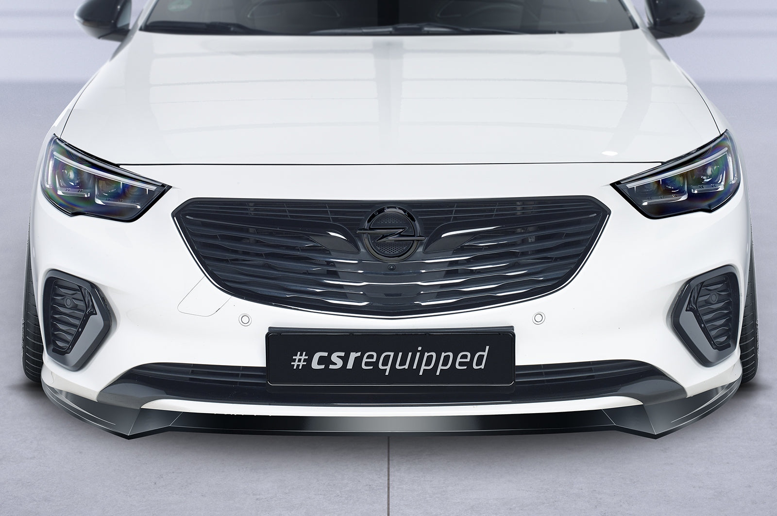 CSR Frontspoiler | Cup-Spoilerlippe mit ABE für Opel Insignia B Gsi CSL560-C Carbon Look Hochglanz (keine Lackierung erforderlich)