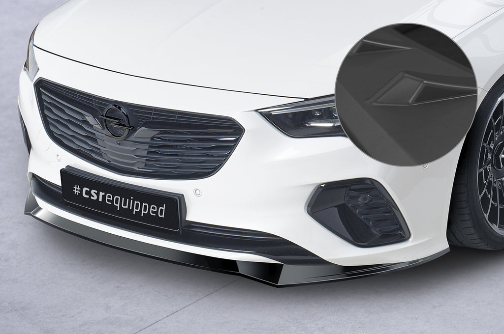 CSR Frontspoiler | Cup-Spoilerlippe mit ABE für Opel Insignia B Gsi CSL560-L Unlackiert roh (Lackierung erforderlich)