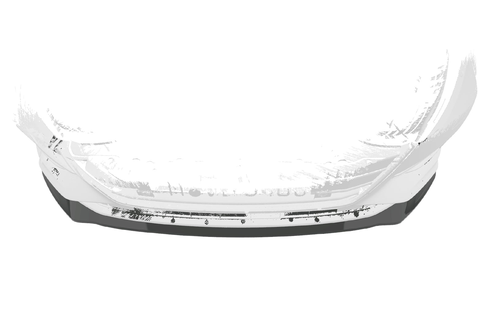 CSR Frontspoiler | Cup-Spoilerlippe mit ABE für Audi A7 C8 (Typ 4K) CSL563-S Strukturiert schwarz matt (keine Lackierung erforderlich)