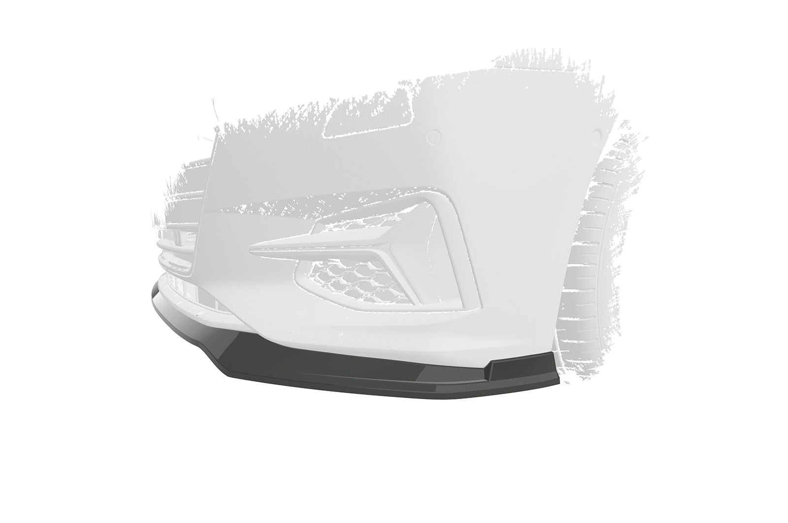 CSR Frontspoiler | Cup-Spoilerlippe mit ABE für Audi A7 C8 (Typ 4K) CSL563-S Strukturiert schwarz matt (keine Lackierung erforderlich)