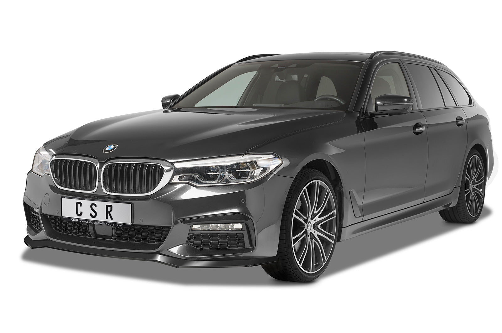 CSR Frontspoiler | Cup-Spoilerlippe mit ABE für BMW 5er G30/G31 M-Paket CSL564-S Strukturiert schwarz matt (keine Lackierung erforderlich)
