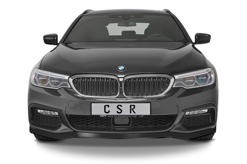 CSR Frontspoiler | Cup-Spoilerlippe mit ABE für BMW 5er G30/G31 M-Paket CSL564-S Strukturiert schwarz matt (keine Lackierung erforderlich)