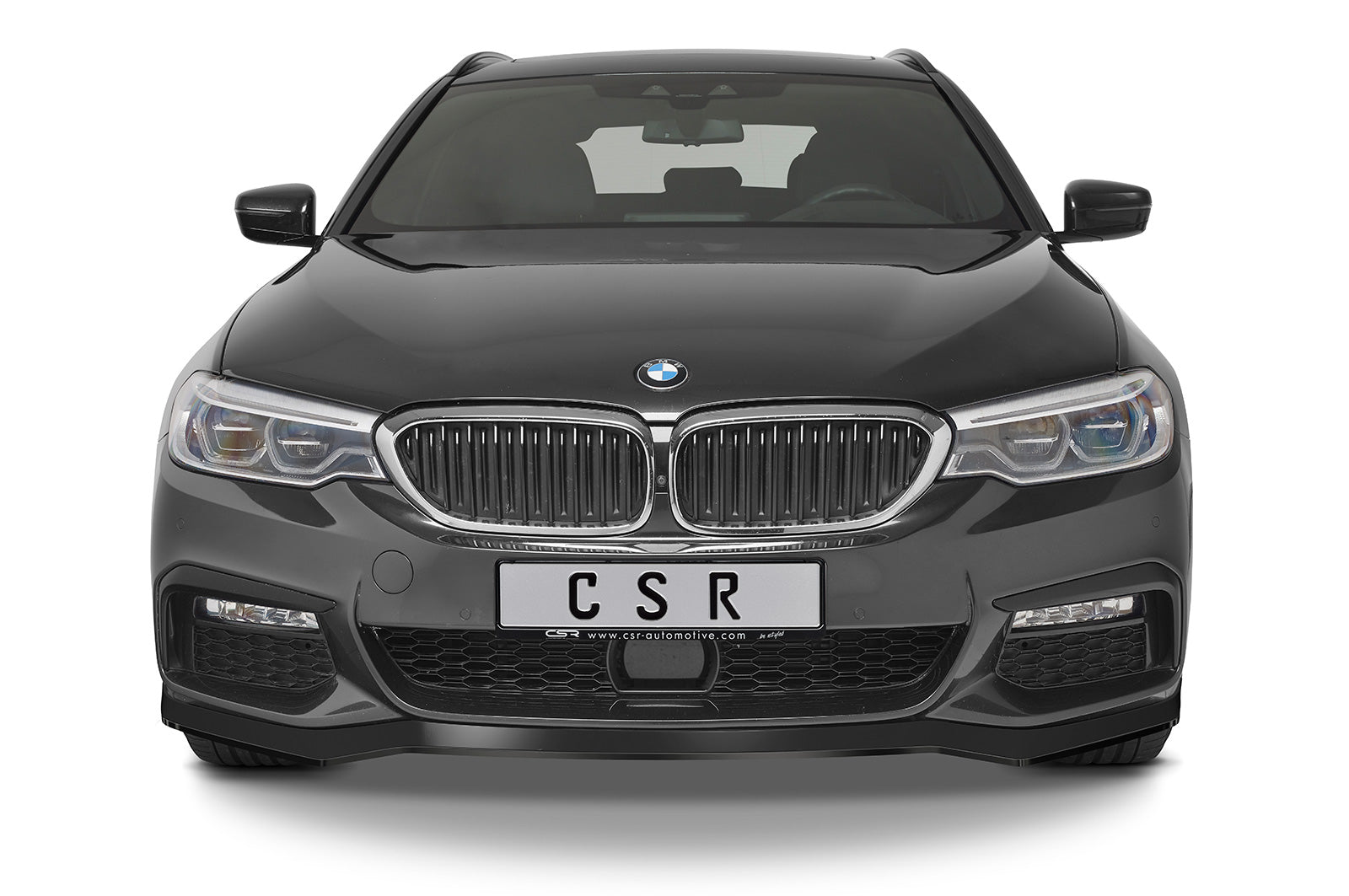 CSR Frontspoiler | Cup-Spoilerlippe mit ABE für BMW 5er G30/G31 M-Paket CSL564-S Strukturiert schwarz matt (keine Lackierung erforderlich)