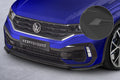 CSR Frontspoiler | Cup-Spoilerlippe mit ABE für VW T-Roc (A1) R CSL568-S Strukturiert schwarz matt (keine Lackierung erforderlich)