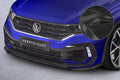 CSR Frontspoiler | Cup-Spoilerlippe mit ABE für VW T-Roc (A1) R CSL568-G Glossy schwarz Hochglanz (keine Lackierung erforderlich)