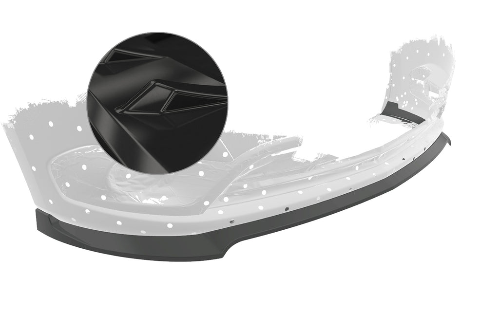 CSR Frontspoiler | Cup-Spoilerlippe mit ABE für Mercedes-Benz Citan W415 CSL569-G Glossy schwarz Hochglanz (keine Lackierung erforderlich)