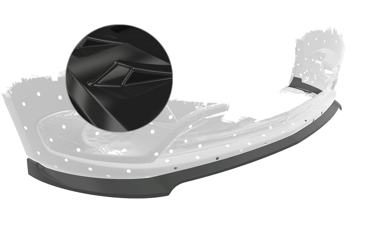 CSR Frontspoiler | Cup-Spoilerlippe mit ABE für Mercedes-Benz Citan W415 CSL569-G Glossy schwarz Hochglanz (keine Lackierung erforderlich)