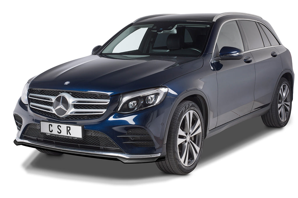 CSR Frontspoiler | Cup-Spoilerlippe mit ABE für Mercedes-Benz GLC (X253/C253) AMG-Line CSL571 Strukturiert schwarz matt (keine Lackierung erforderlich)