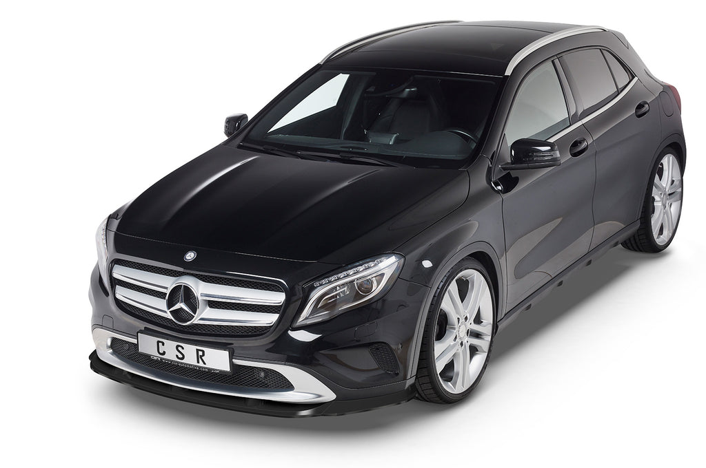 CSR Frontspoiler | Cup-Spoilerlippe mit ABE für Mercedes-Benz GLA (X156) CSL572-C Carbon Look Hochglanz (keine Lackierung erforderlich)