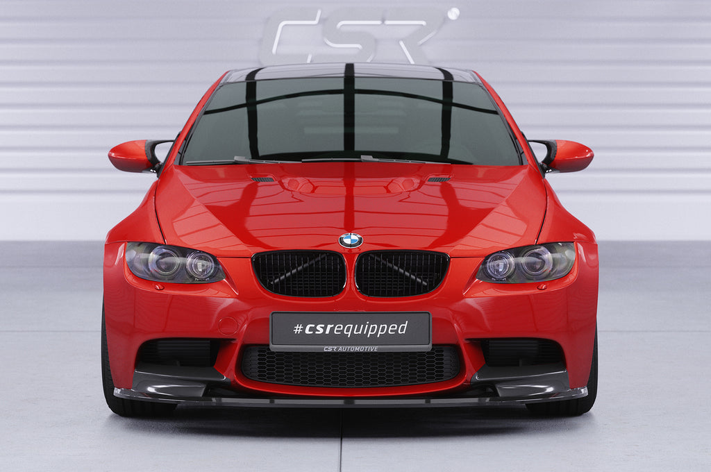 CSR Frontspoiler | Cup-Spoilerlippe mit ABE für BMW M3 E90/E92/E93 CSL579-L Unlackiert roh (Lackierung erforderlich)