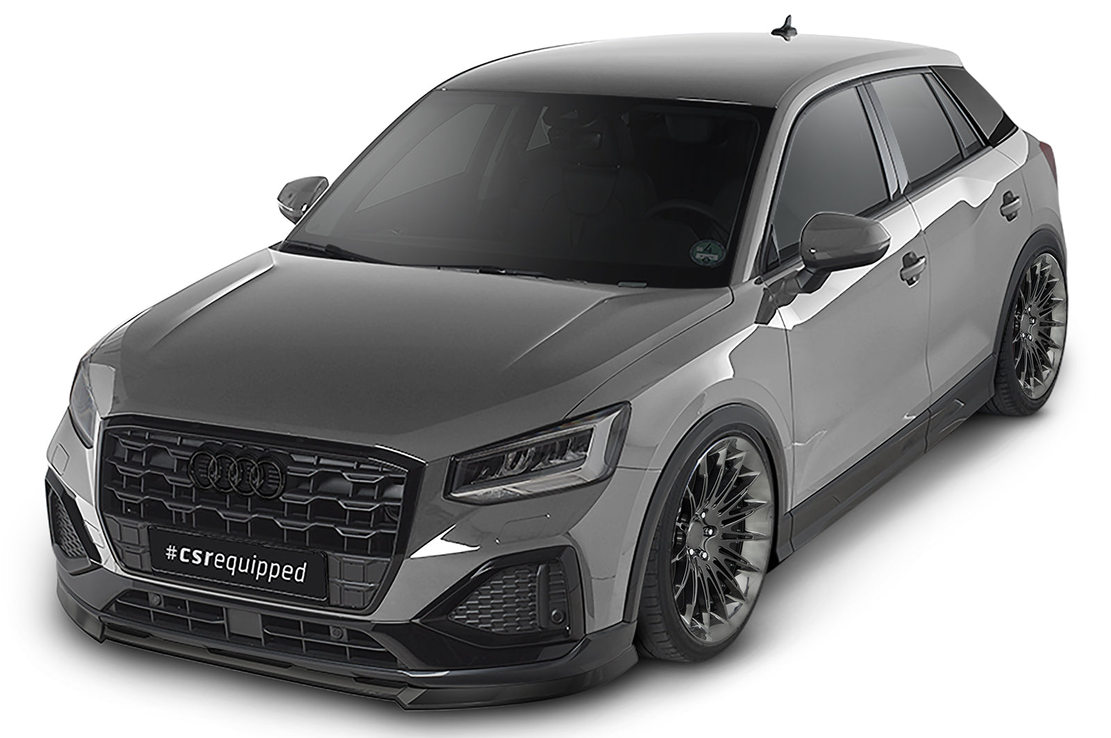 CSR Frontspoiler | Cup-Spoilerlippe mit ABE für Audi Q2 (GA) CSL580