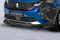 CSR Frontspoiler | Cup-Spoilerlippe mit ABE für Peugeot 5008 (2.Gen) CSL582-C Carbon Look Hochglanz (keine Lackierung erforderlich)