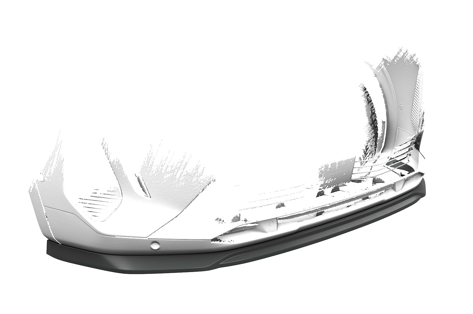 CSR Frontspoiler | Cup-Spoilerlippe mit ABE für Peugeot 5008 (2.Gen) CSL582-C Carbon Look Hochglanz (keine Lackierung erforderlich)