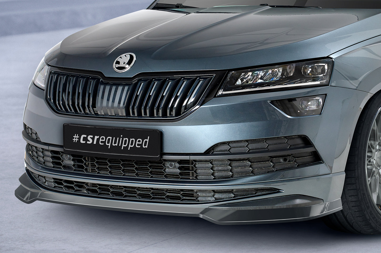 CSR Frontspoiler | Cup-Spoilerlippe mit ABE für Skoda Karoq SportLine CSL583