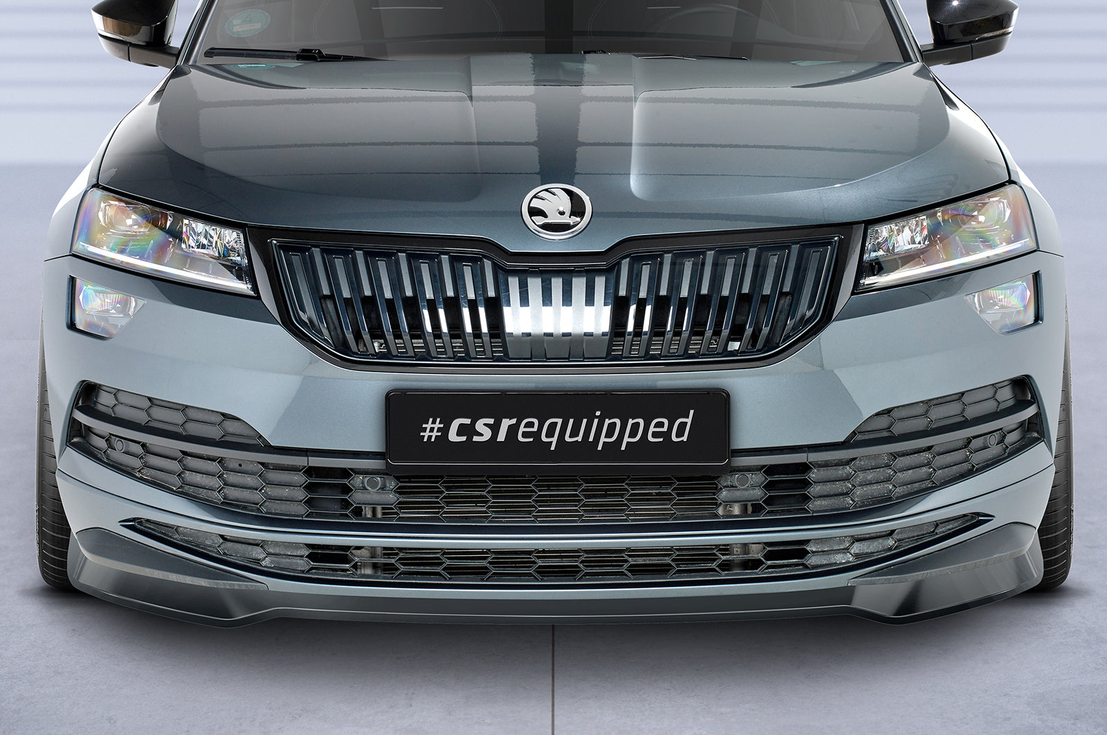 CSR Frontspoiler | Cup-Spoilerlippe mit ABE für Skoda Karoq SportLine CSL583