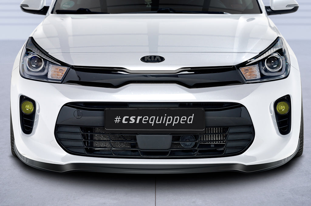 CSR Frontspoiler | Cup-Spoilerlippe mit ABE für Kia Rio 4 (YB) CSL585-L Unlackiert roh (Lackierung erforderlich)