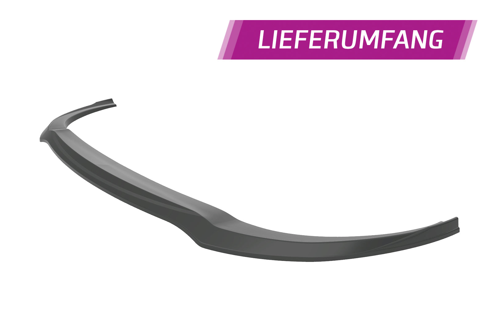 CSR Frontspoiler | Cup-Spoilerlippe mit ABE für Kia Rio 4 (YB) CSL585-G Glossy schwarz Hochglanz (keine Lackierung erforderlich)