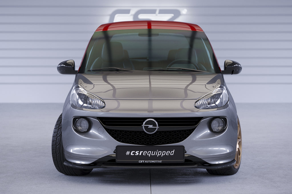CSR Frontspoiler | Cup-Spoilerlippe mit ABE für Opel Adam S CSL591-S Strukturiert schwarz matt (keine Lackierung erforderlich)