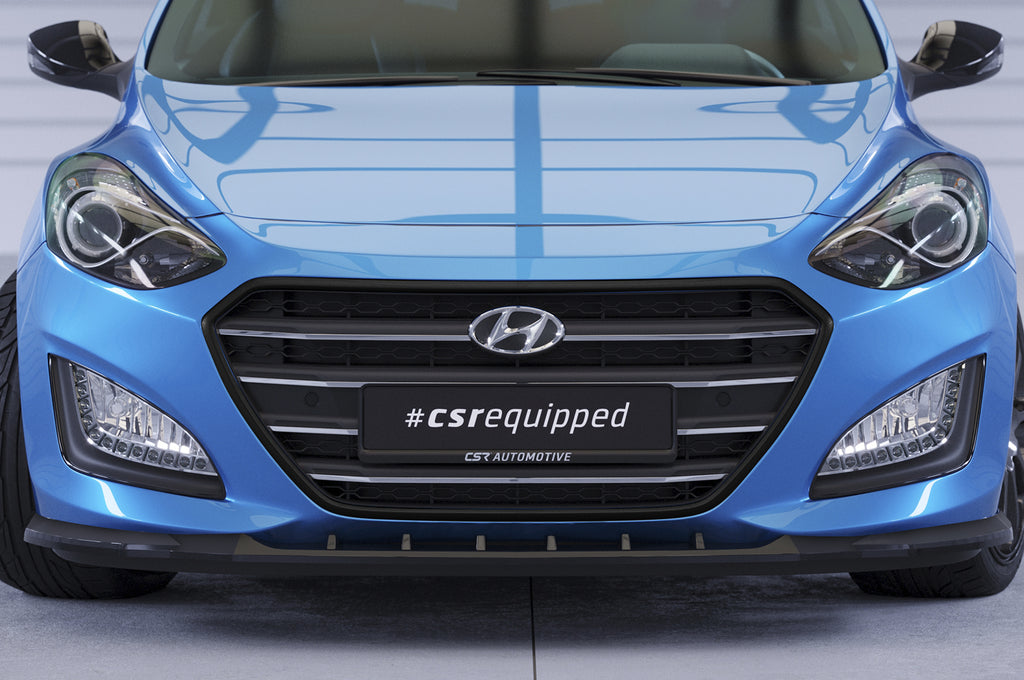 CSR Frontspoiler | Cup-Spoilerlippe mit ABE für Hyundai I30 (GD) CSL592-L Unlackiert roh (Lackierung erforderlich)