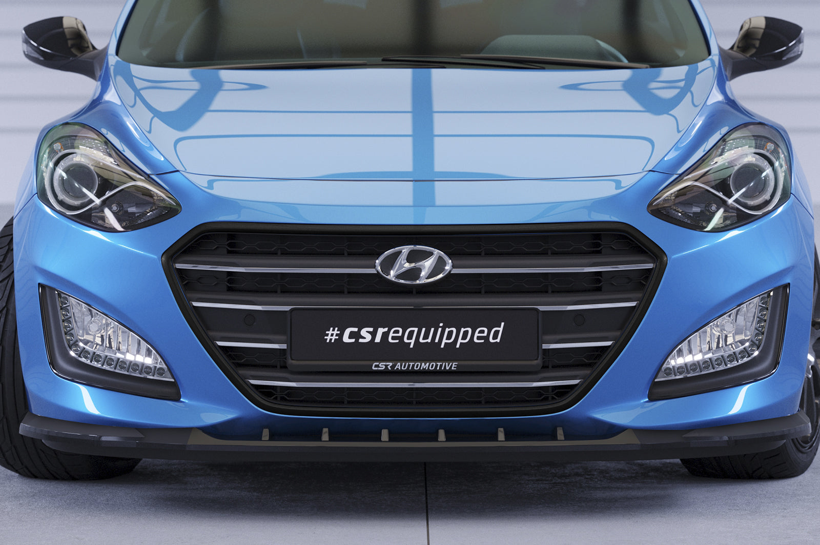 CSR Frontspoiler | Cup-Spoilerlippe mit ABE für Hyundai I30 (GD) CSL592-L Unlackiert roh (Lackierung erforderlich)