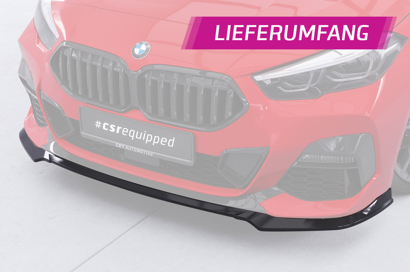 CSR Frontspoiler | Cup-Spoilerlippe mit ABE für BMW 2er (F44) M-Sport / M235 CSL593