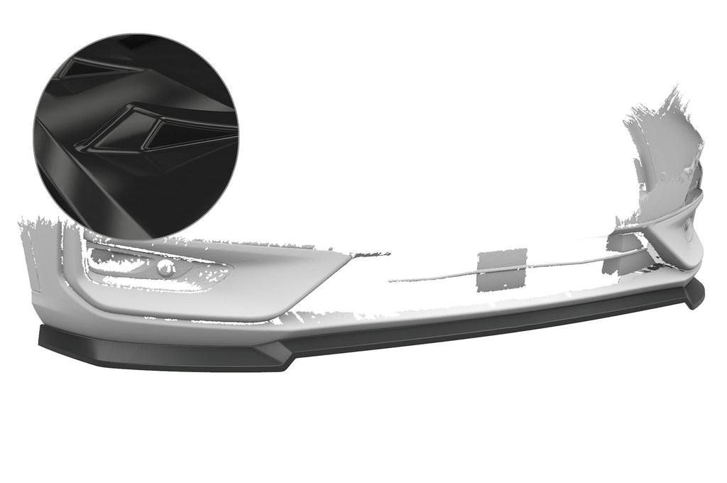 CSR Frontspoiler | Cup-Spoilerlippe mit ABE für Ford Kuga 3 ST-Line / ST-Line X CSL596-G Glossy schwarz Hochglanz (keine Lackierung erforderlich)