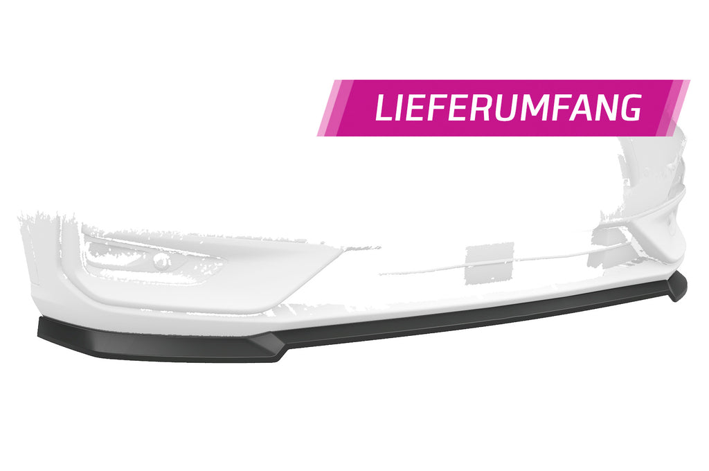 CSR Frontspoiler | Cup-Spoilerlippe mit ABE für Ford Kuga 3 ST-Line / ST-Line X CSL596-G Glossy schwarz Hochglanz (keine Lackierung erforderlich)