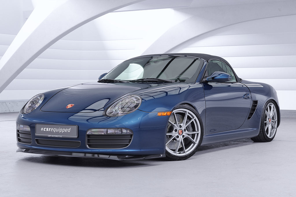 CSR Frontspoiler | Cup-Spoilerlippe mit ABE für Porsche 987 Boxster CSL597-L Unlackiert roh (Lackierung erforderlich)