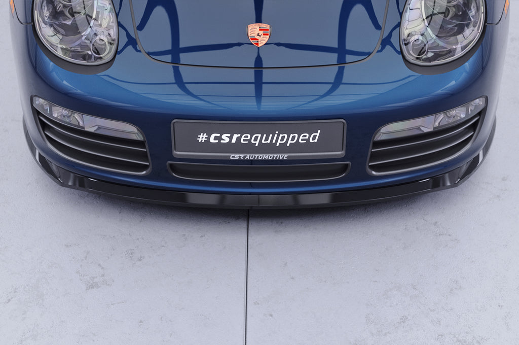 CSR Frontspoiler | Cup-Spoilerlippe mit ABE für Porsche 987 Boxster CSL597-L Unlackiert roh (Lackierung erforderlich)