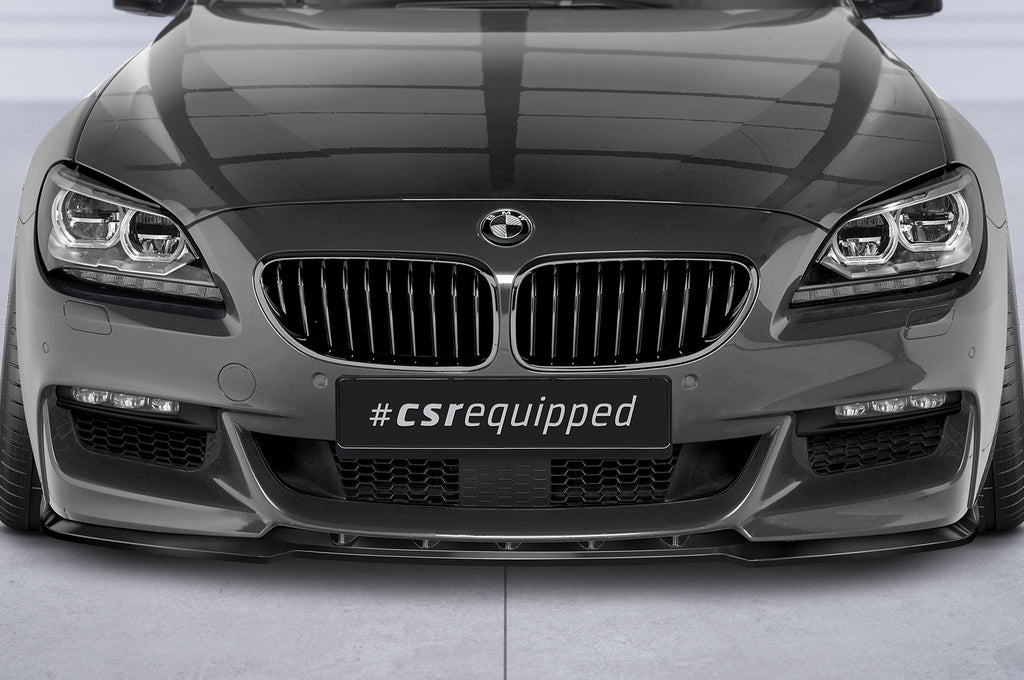 CSR Frontspoiler | Cup-Spoilerlippe mit ABE für BMW 6er F12/F13/F06 CSL598-L Unlackiert roh (Lackierung erforderlich)