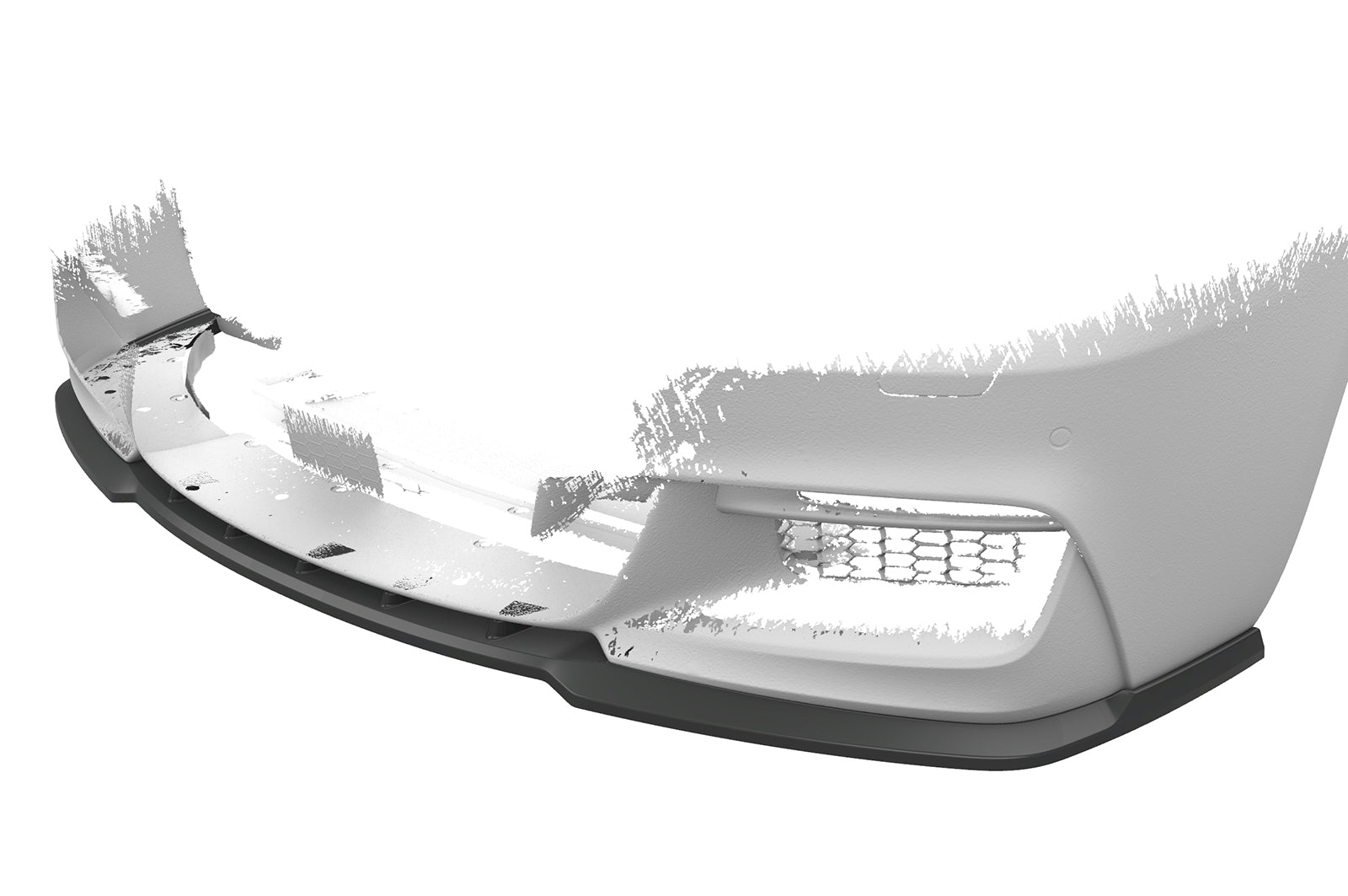 CSR Frontspoiler | Cup-Spoilerlippe mit ABE für BMW 6er F12/F13/F06 CSL598-L Unlackiert roh (Lackierung erforderlich)