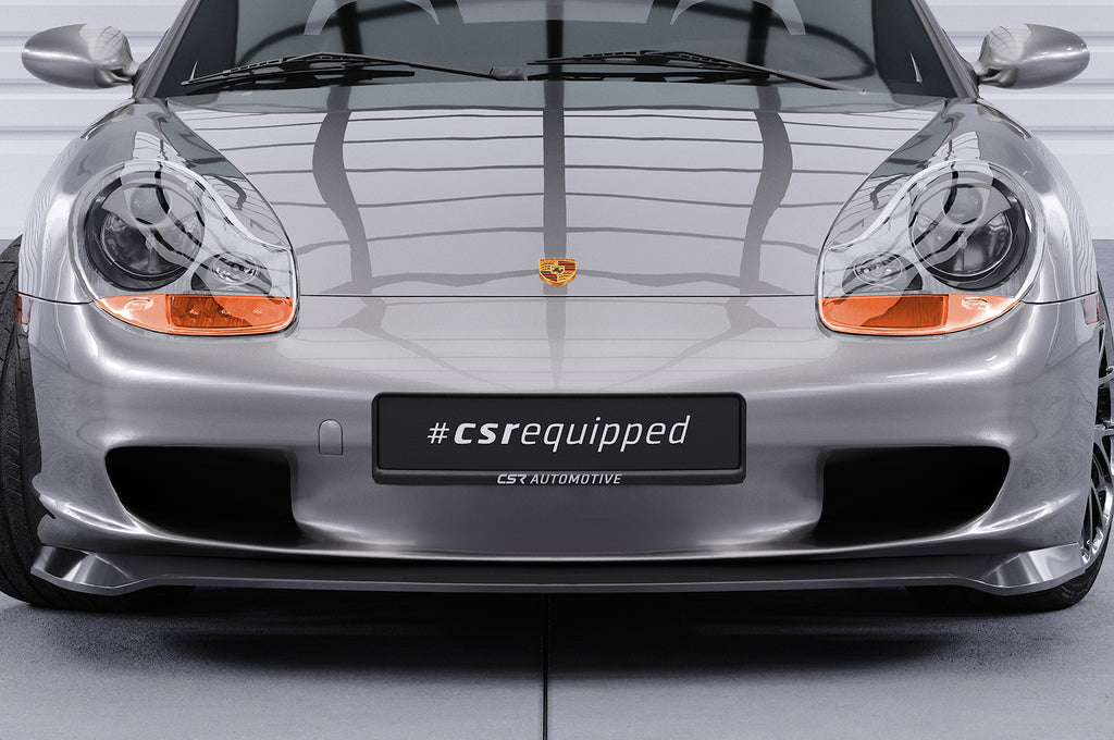 CSR Frontspoiler | Cup-Spoilerlippe mit ABE für Porsche 986 Boxster CSL600-L Unlackiert roh (Lackierung erforderlich)